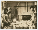 Image of Eskimo [Kalaallit] girls working in canning factory  - halibut